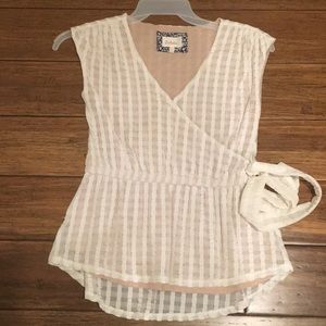 Anthropologie Deletta textured top